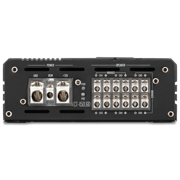 CT-150.6D // 1500 Watts RMS 6-Channel Car Amplifier