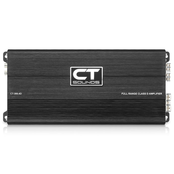 CT-300.4D // 1800 Watts RMS 4-Channel Car Amplifier