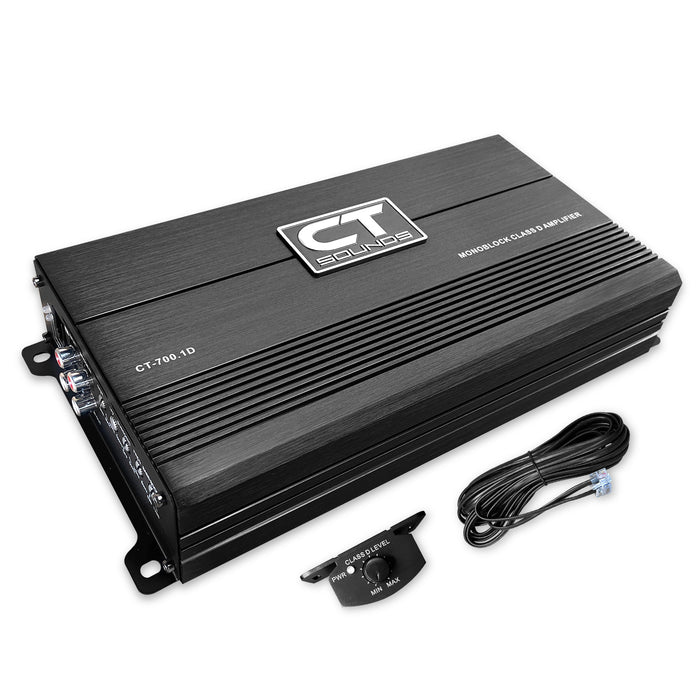 CT-700.1D // 700 Watts RMS Monoblock Car Amplifier