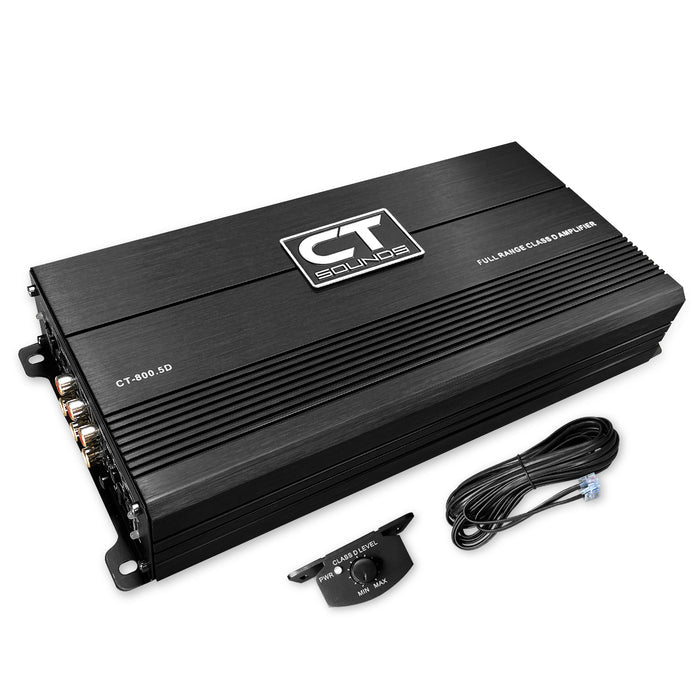 CT-800.5D // 1000 Watts RMS 5-Channel Car Amplifier