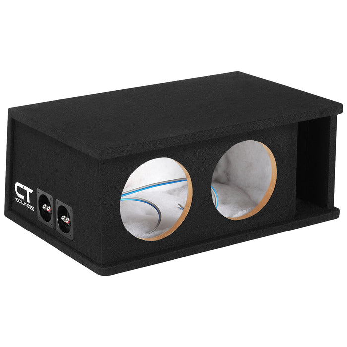 CT2X8 // Dual 8” Kerf Ported Universal Car Subwoofer Box