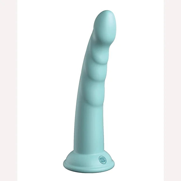 Dillio Platinum 7in Slim Seven Teal Intimates Adult Boutique