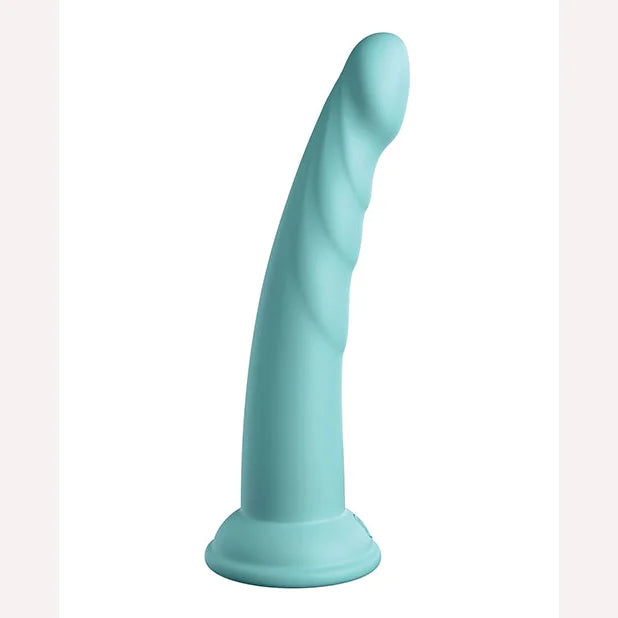 Dillio Platinum 7in Slim Seven Teal Intimates Adult Boutique