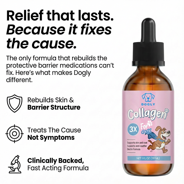 Dog Liquid Collagen | Pet Supplement – Skin, Coat & Joint Support