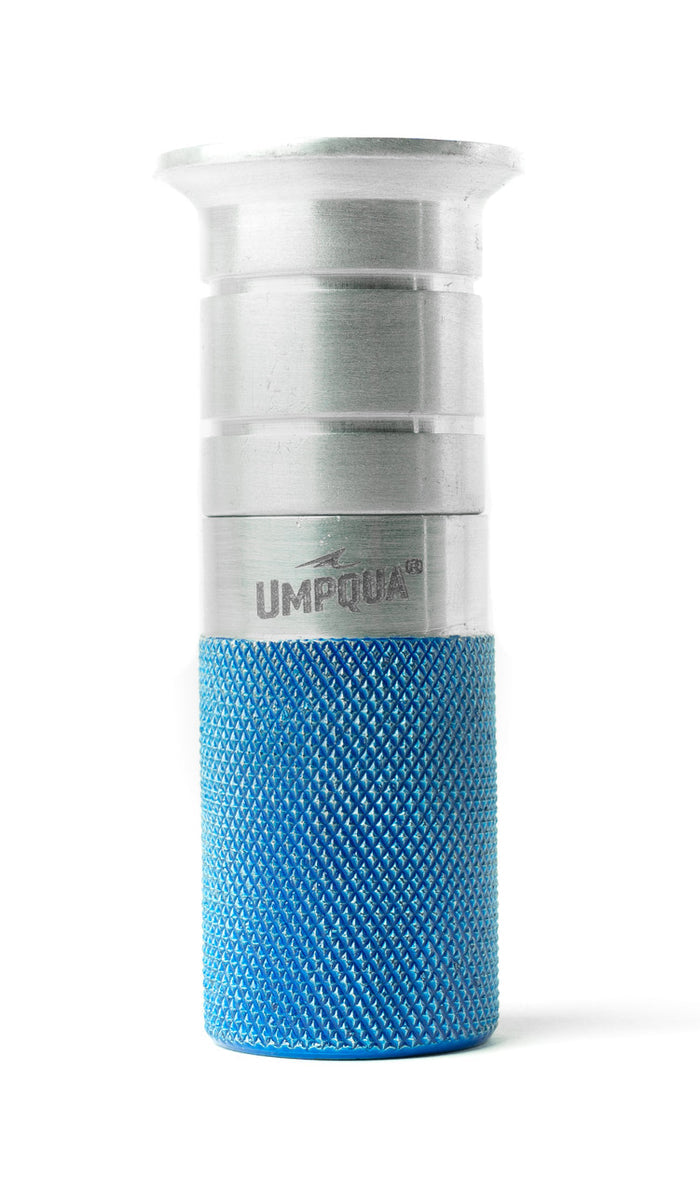 Umpqua Dream Stream Plus XL hair stacker – large fly tying tool for aligning tips of deer hair and other natural fibers for even, professional-looking fly patterns.