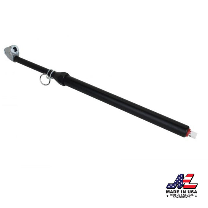Dual Head Angled Chuck Service Gauge, Matte Black Poly Finish -13" 1-160 PSI