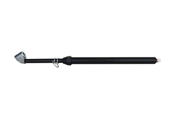 Dual Head Angled Chuck Service Gauge, Matte Black Poly Finish -13" 1-160 PSI