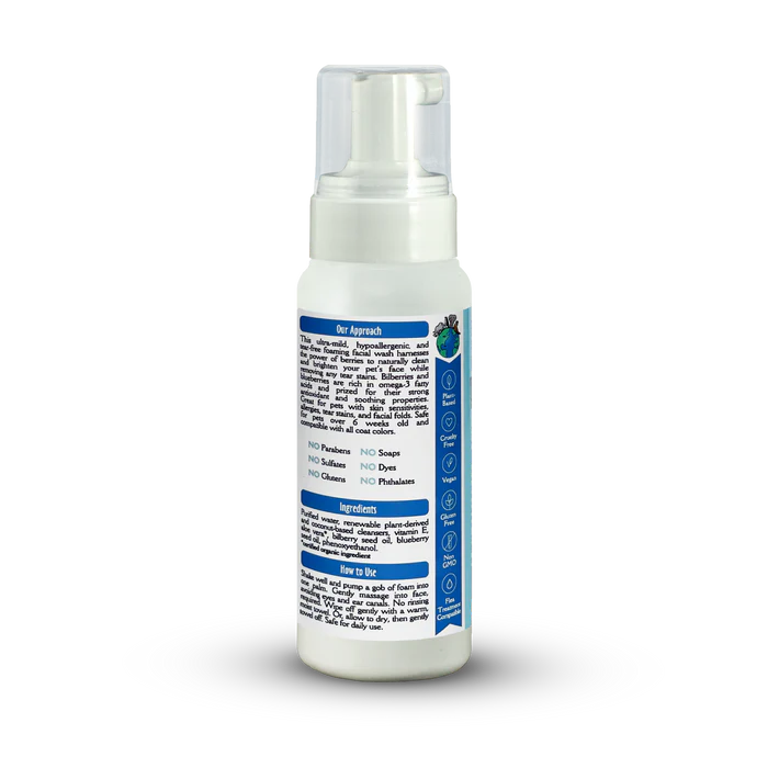 Earthbath Foaming Facial Wash for Dogs & Cats