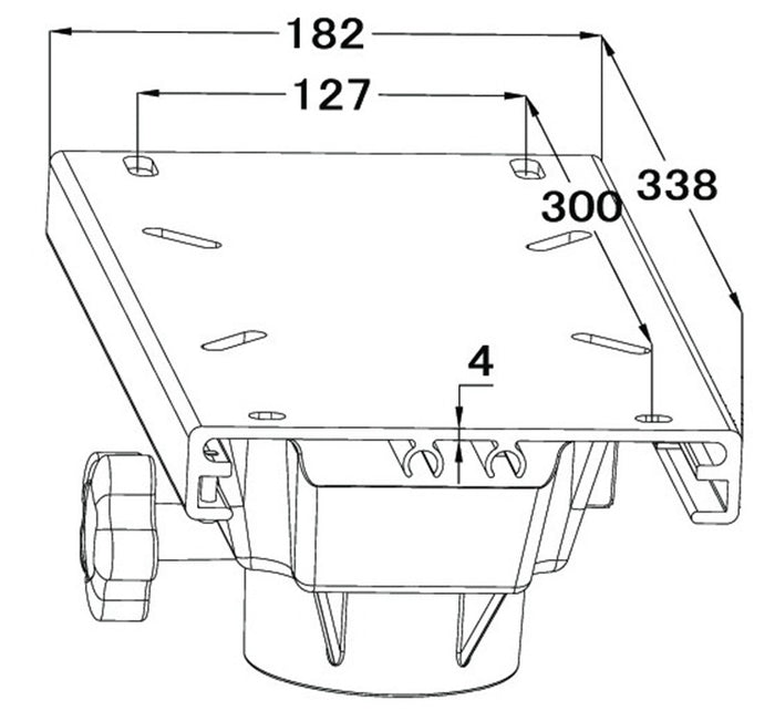 ESM Seat Slide & Swivel Top
