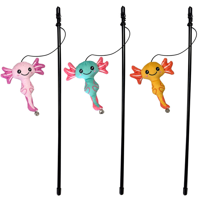 Ethical Products Axolotl Squiggles Teaser Asst Cat Toy