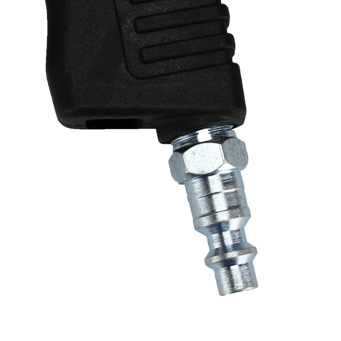 EXELAIR® Digital Pistol Grip Tire Inflator/Deflator Gauge, 16" Air Hose and Easy-Clip Chuck