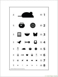Eye chart for Cats