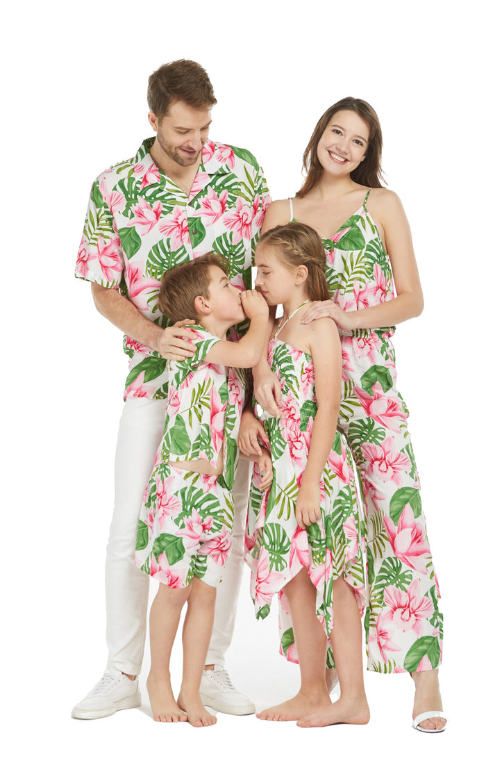 Family Set in Lotus Orchid