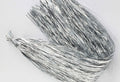 Flashabou by Nature's Spirit in Silver – premium synthetic fly tying material adding flash and movement to streamers, nymphs, and baitfish patterns.
