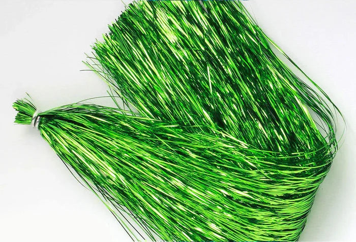 Flashabou by Nature's Spirit in Lime Green – premium synthetic fly tying material adding flash and movement to streamers, nymphs, and baitfish patterns.