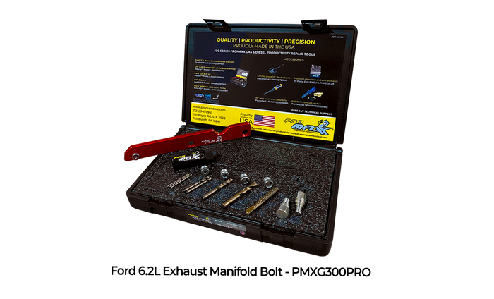 Ford Gas 6.2L V8 Engines Exhaust Manifold Broken Bolt Repair Kit - Megan