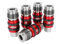 G-Style Universal Safety Exhaust Industrial Coupler, 1/2" FNPT x 1/2" Body Flow - PATENTED