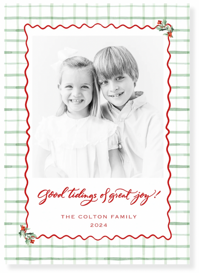 Gingham Holly