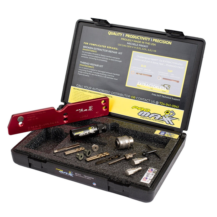 GM LS 2014-2020: 5.3L, 6.0L, 6.2l Exhaust Manifold Broken Bolt ProKit