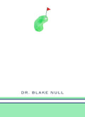 Golf Green Notepad