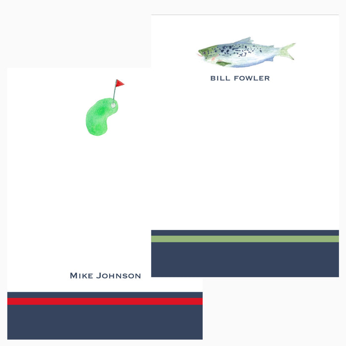 Golf Green Notepad