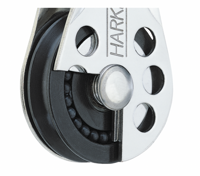 HARKEN 1.00 Wire Thru Deck Block - Bosuns Boat