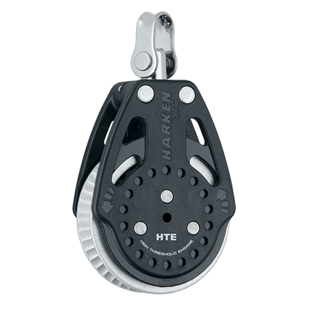 HARKEN 57 mm Switchable Ratchamatic® HTE Block — Swivel, 2x Grip