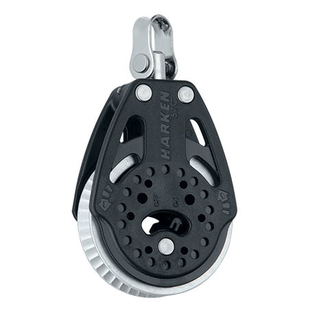 HARKEN 57 mm Switchable Ratchet Block — Swivel, 2x Grip