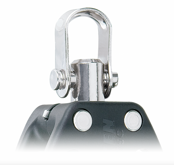 HARKEN 57 mm Switchable Ratchet Block — Swivel, 2x Grip