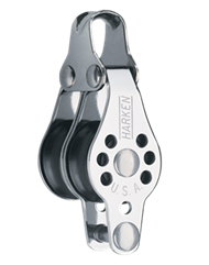 HARKEN Double Micro Block w-Becket - 22mm - Bosuns Boat