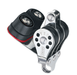 HARKEN Triple Micro Block w-Cam Cleat & Becket - 22mm