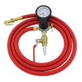 HD Truck Inflator Gauge, 7 ft. Rubber Air Hose, Easy On Grip, 10 - 160 PSI
