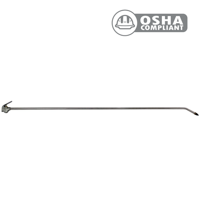 Heavy-duty Air Blow Gun with 4' Extension Nozzle, Lever-Grip, Safety Air Blow Gun OSHA Compliant 1/4" NPT, 159 (Pack of 5)