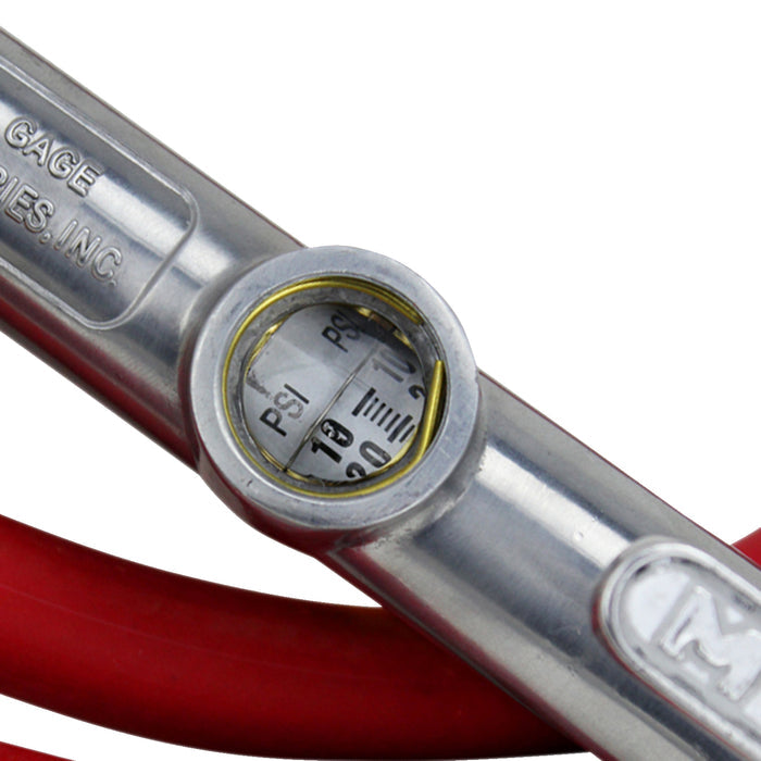 Heavy-Duty Dual Head Air Chuck Inflator Gauge with Swivel - 10-160 PSI