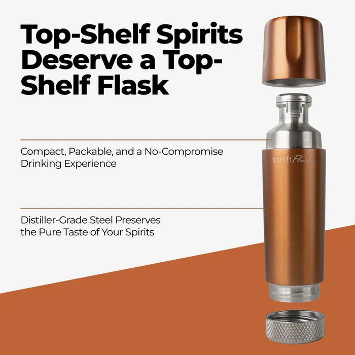 HighCamp Flasks Torch Flask 9oz W/ Flip Lid