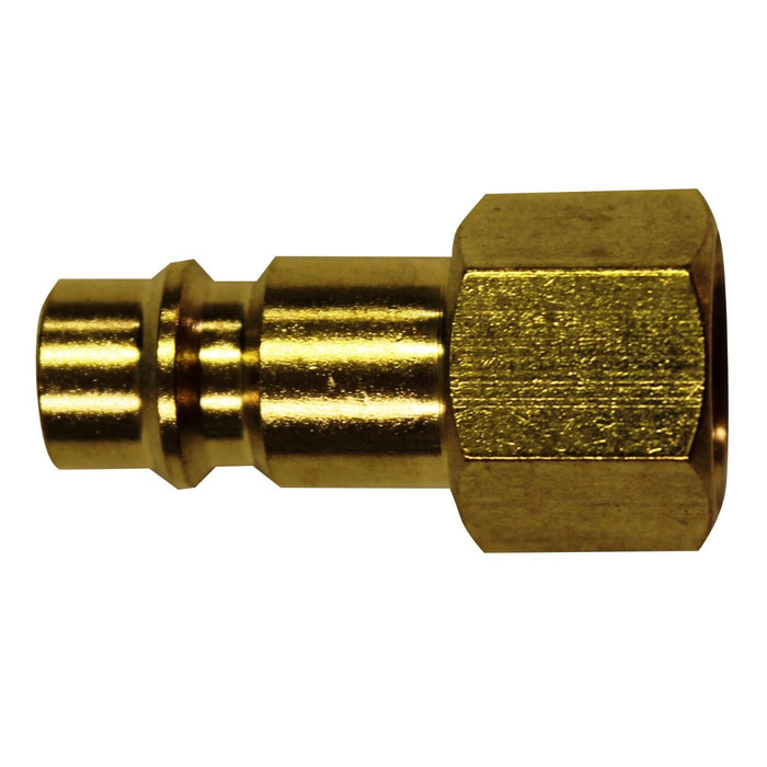 HIGHFLOWPRO® V-Style/Euro Interchange Brass Air Plug Fitting (High Volume Low Pressure Application)