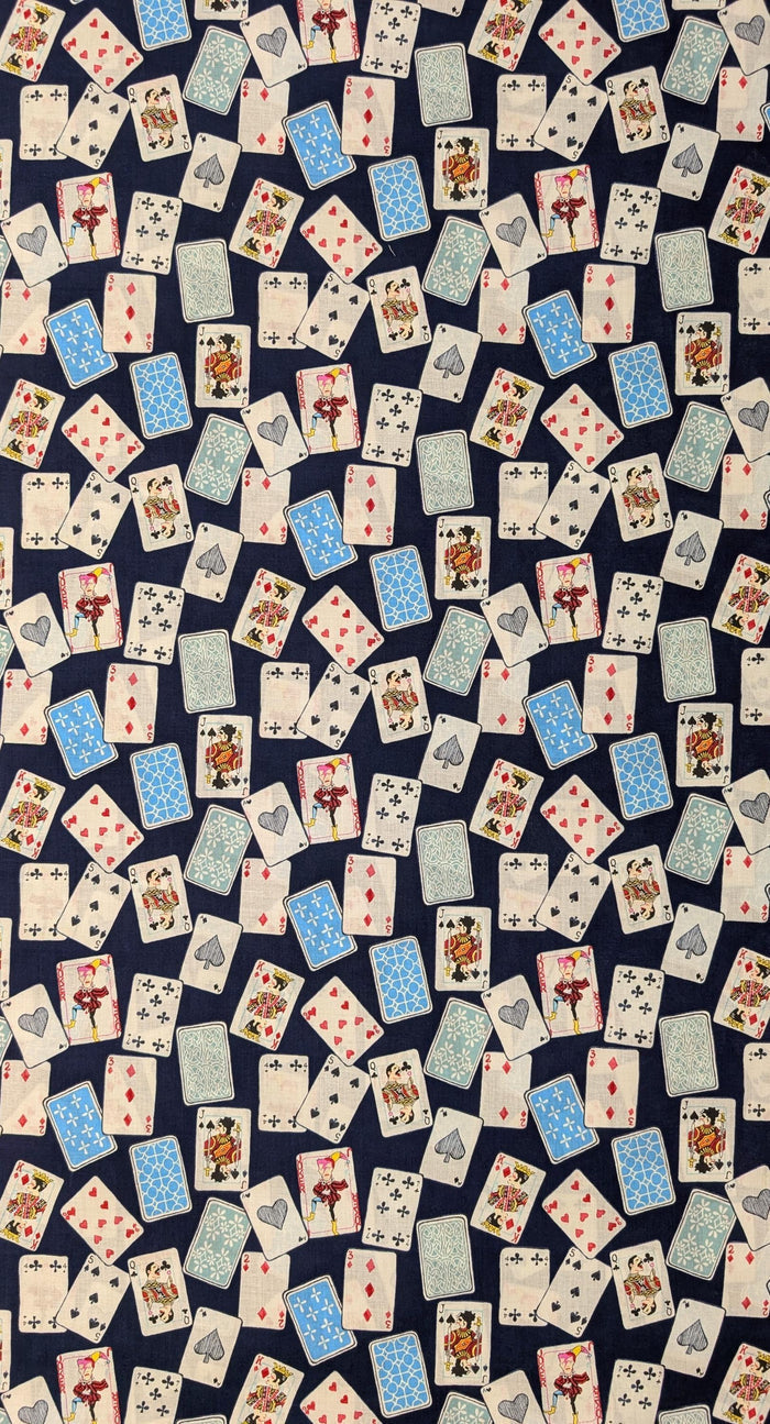 Hokkoh - Legendary Singing Cards Cotton Lawn - Blue