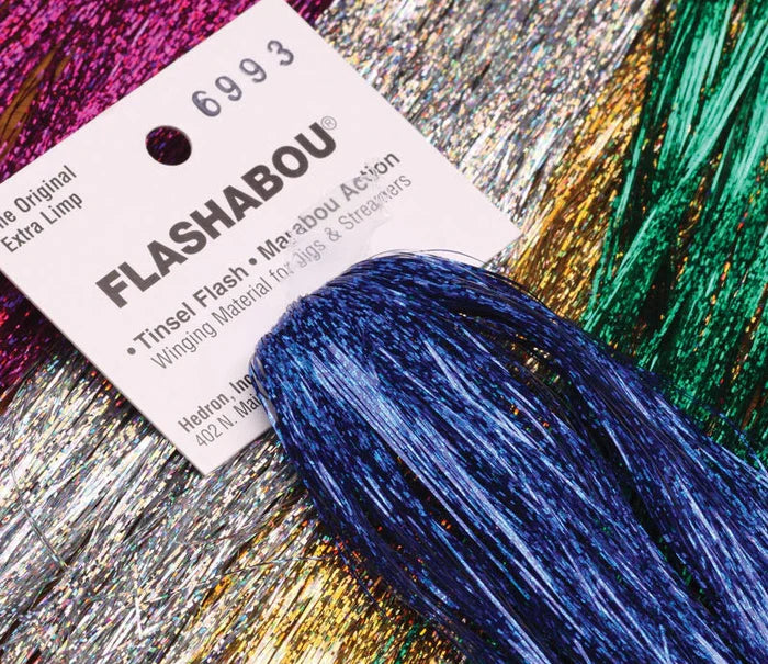 Bundle of Holographic Flashabou by Nature’s Spirit – bold, shimmering tinsel with light-reflecting holographic finish for streamers and flashy patterns.