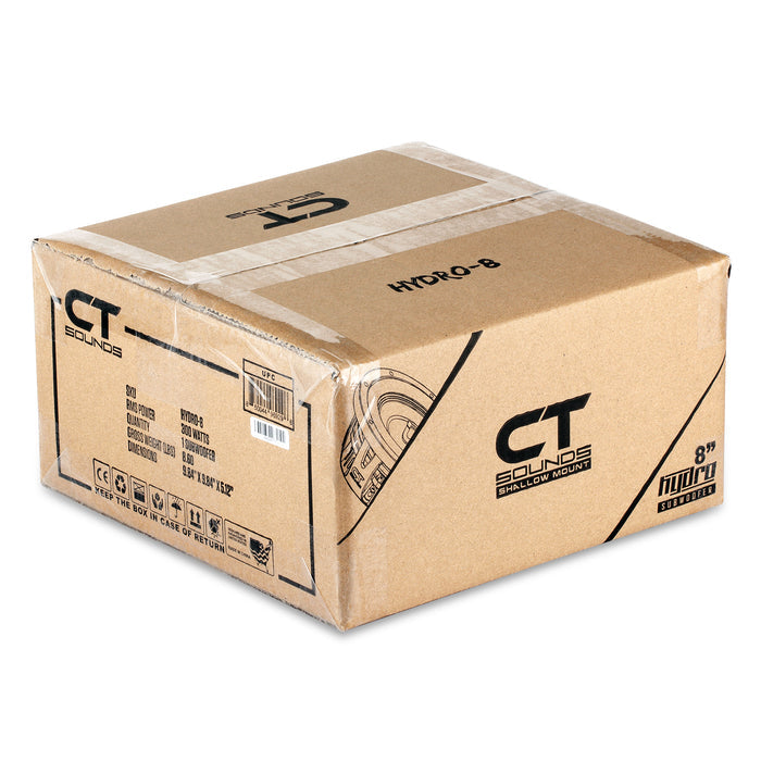 HYDRO-8 // 300 Watts RMS 8 Inch Shallow-Mount Subwoofer