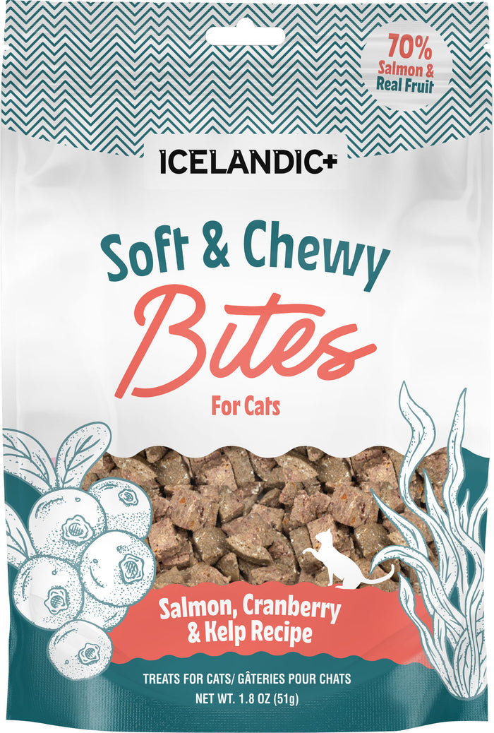 Icelandic SOFT & CHEWY BITES SALMON/CRANBERRY/KELP 1.8OZ