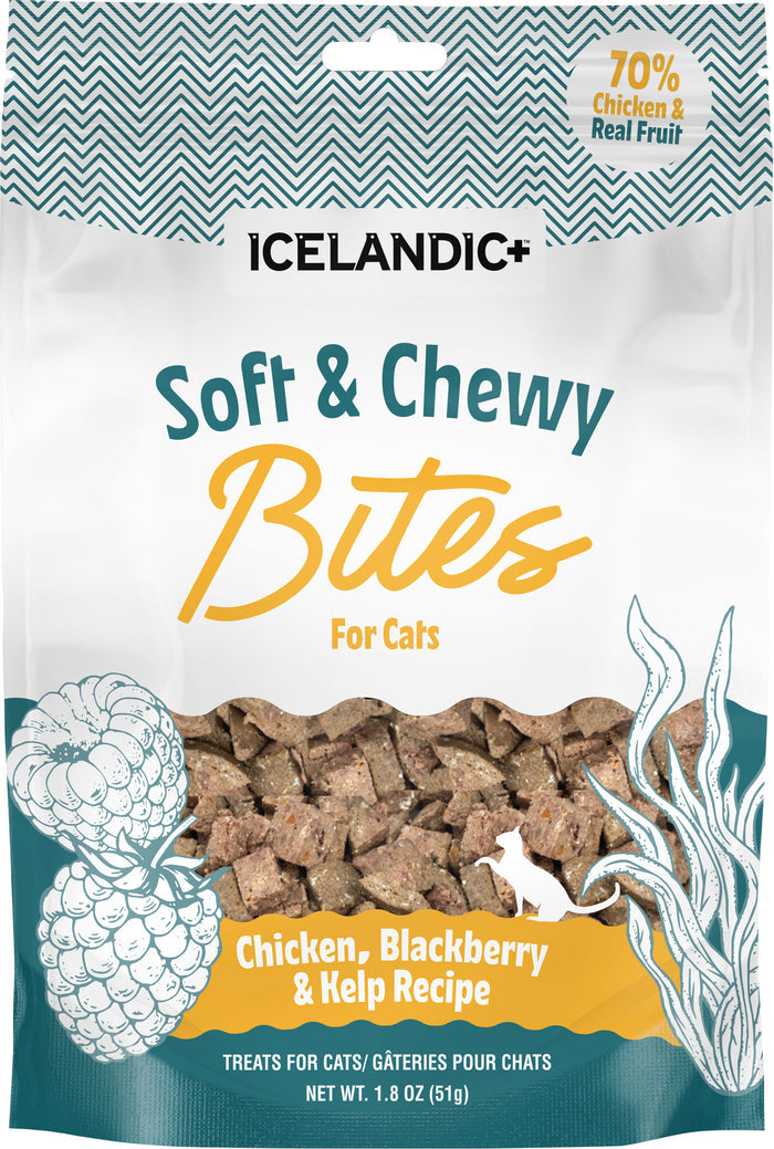 Icelandic SOFT & CHEWY BITES CHICK/BLACKBERRY/KELP 1.8OZ