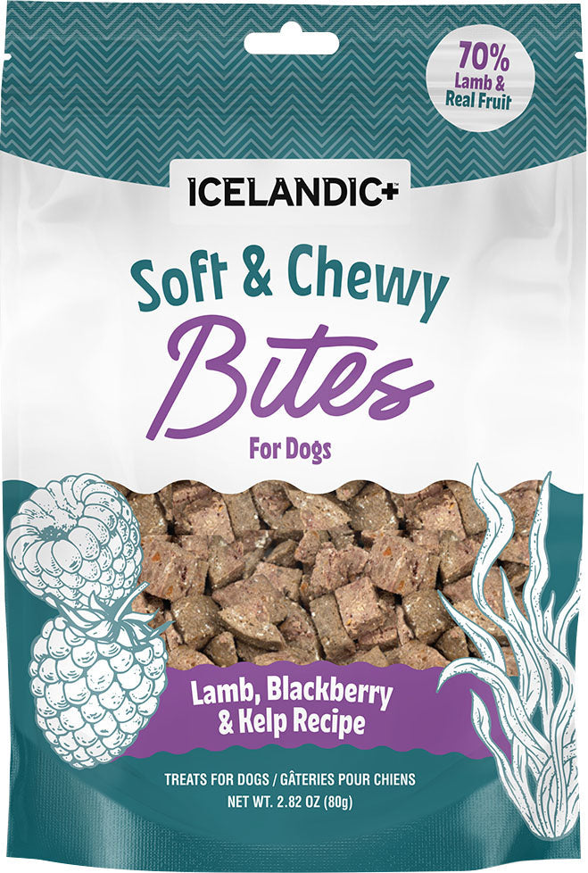 Icelandic SOFT & CHEWY BITES LAMB/BLACKBERRY/KELP 1.8OZ