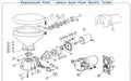 JABSCO QUIET FLUSH ELECTRIC TOILET - REPLACEMENT PARTS - Bosuns Boat