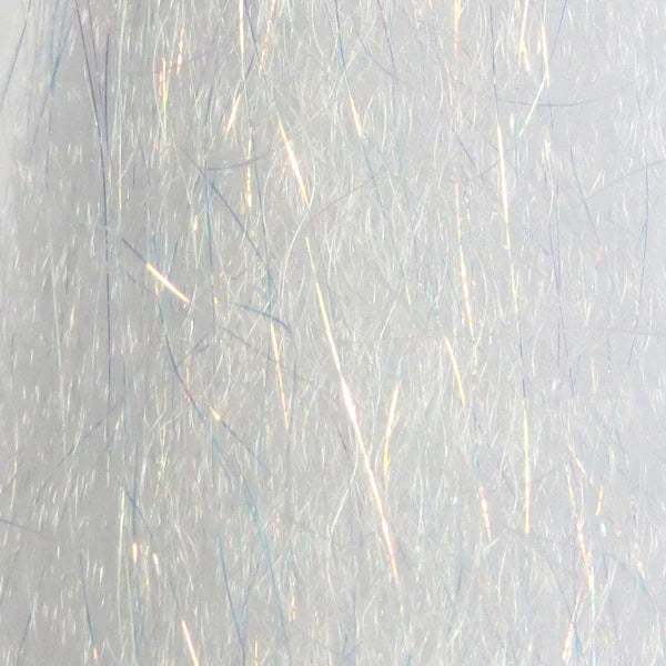 White Steve Farrar Blend by Just Add H2O – UV-enhanced synthetic fibers perfect for baitfish bellies, saltwater flies, and clear water streamer patterns.