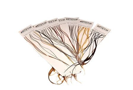 Keough Saddle Value Pack by Hareline – premium genetic saddle feathers in assorted sizes and colors for dry flies, streamers, and versatile fly tying use.