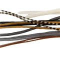 Keough Saddle Value Pack – mixed color feathers offering variety and versatility for fly tyers looking to match different hatches or add flair to streamers.