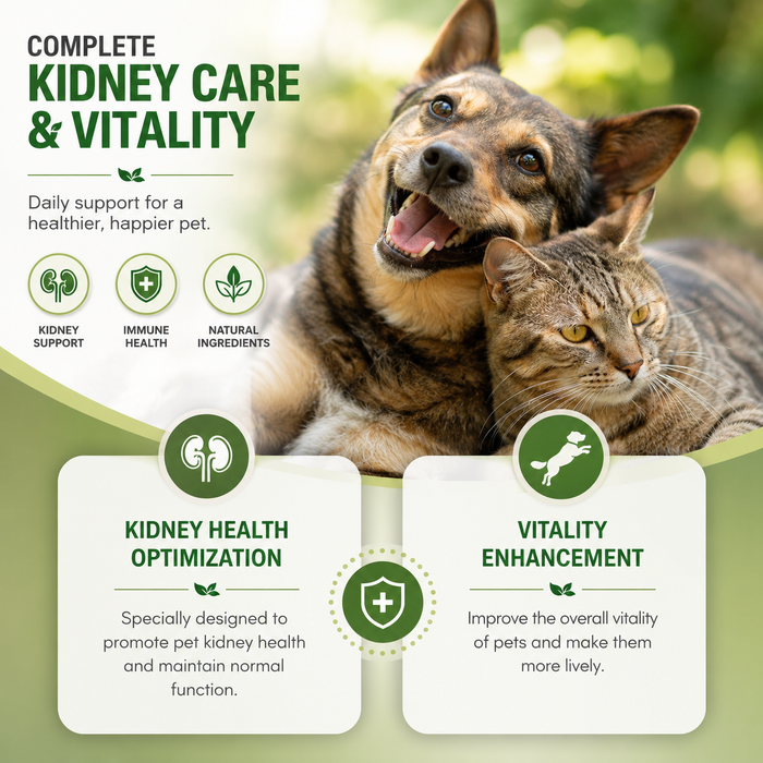 Kidney Health Liquid Supplement for Dogs & Cats | Daily Urinary Support