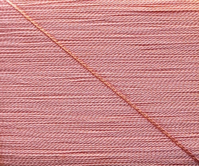 Kinkame - Silk Hand Sewing Thread 80m Card - Color #187 Fresh Peonies