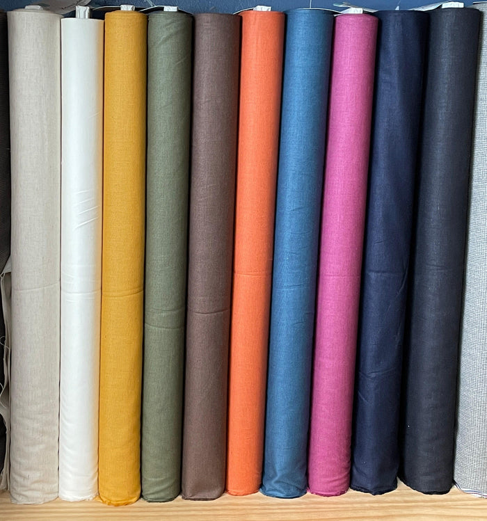 Koizumi - Momen-T Solids Cotton/Linen - Cocoa Brown