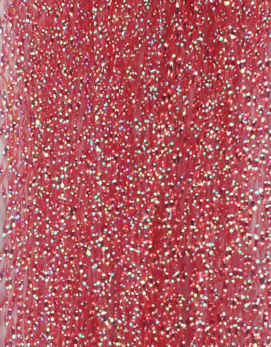 Krystal Flash in Pink – vibrant pink shimmer that adds attraction to salmon, steelhead, and trout flies.
